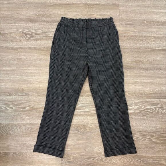 Ann Taylor Petite Stretchy Ankle Crop Straight Relaxed Fit Treasure Pants L/XL - Picture 1 of 12